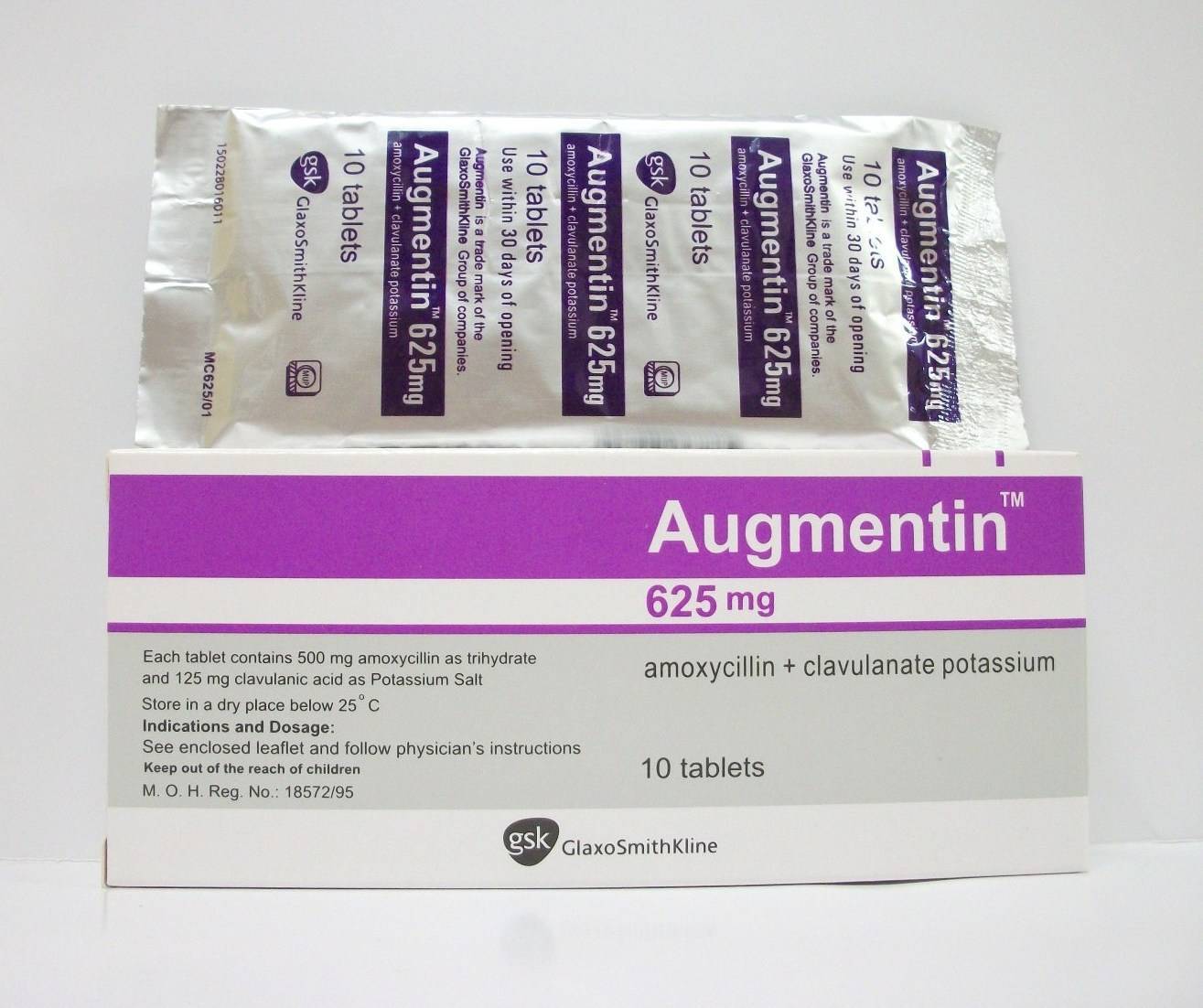 Augmentin 625mg Tab
