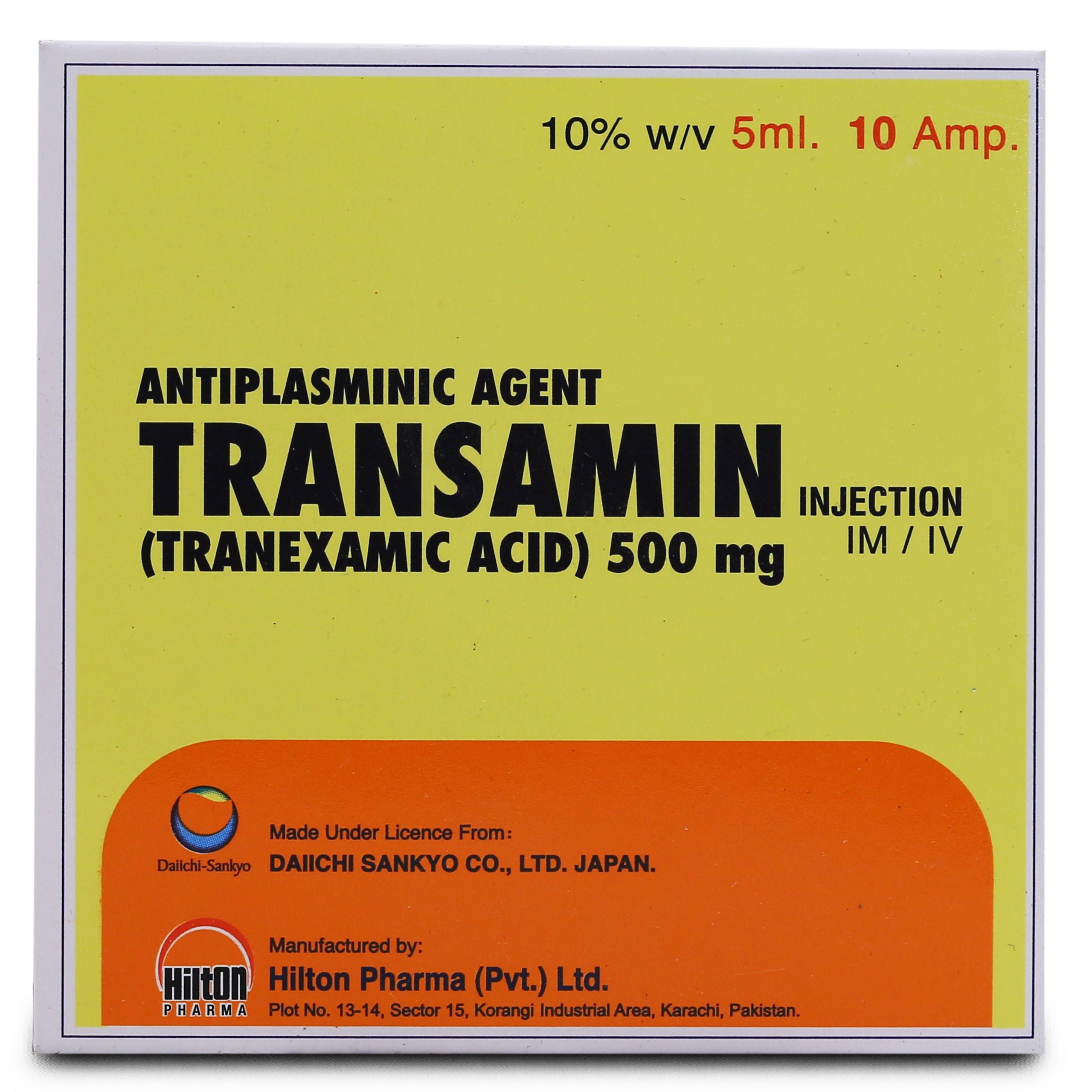 Transamin Inj 500mg