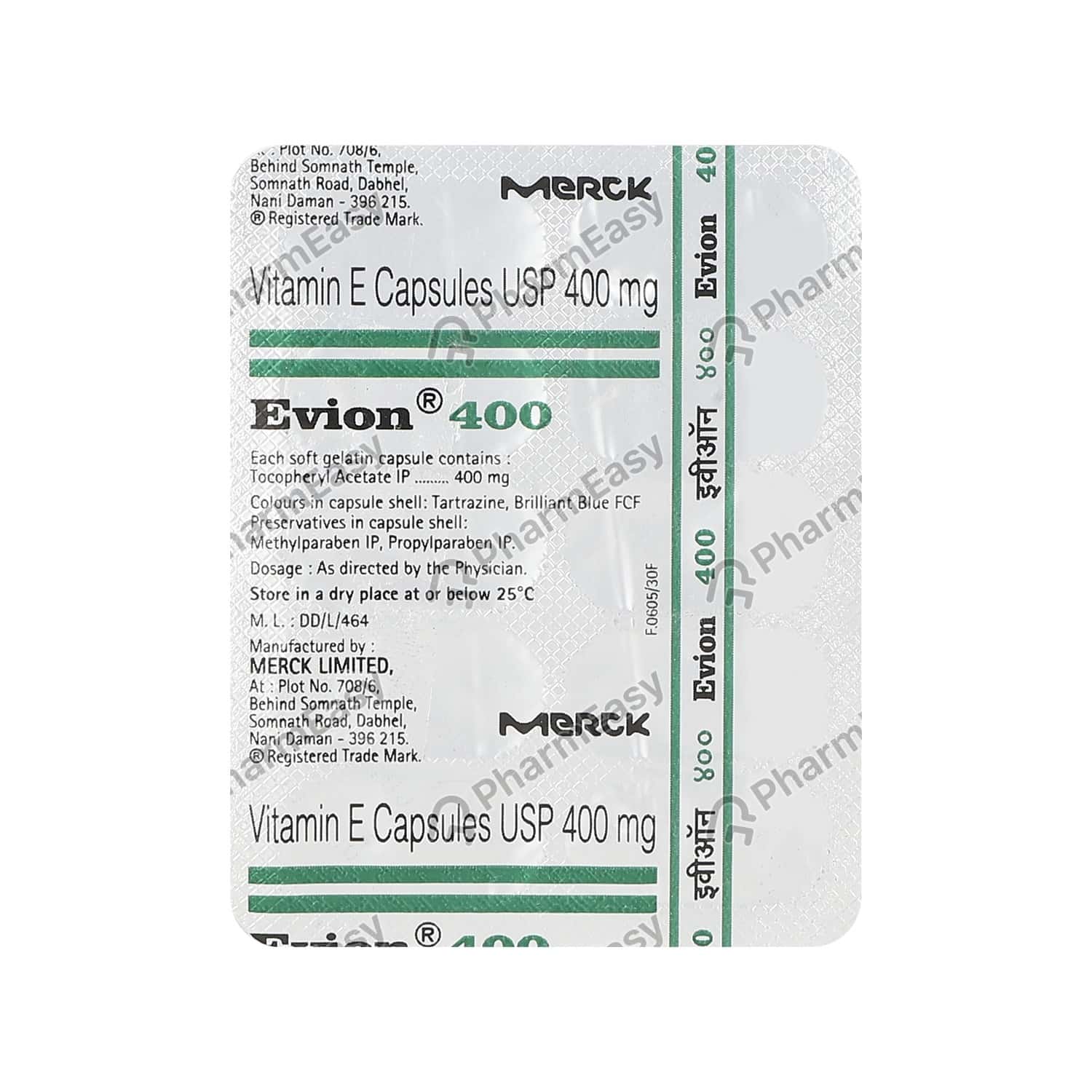 Cap Evion 400mg